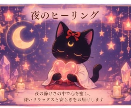 夜の今必要な【ヒーリング】３日間します あなたが今一番必要なヒーリングを守護霊様を通して届けます イメージ1