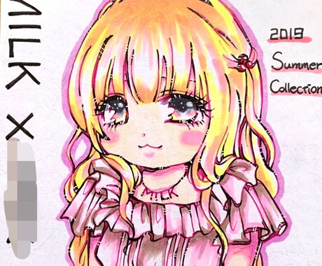可愛いペットの擬人化イラスト描きます ミニ色紙にご自身のペットを人間化(擬人化)させます！ イメージ2