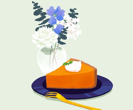 おしゃれでかわいいモチーフイラスト描きます シンプルで雰囲気のあるイラスト制作 イメージ1