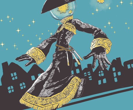 キャラクター全身イラスト描きます ４色の配色でキャラクターイラスト描きます イメージ2