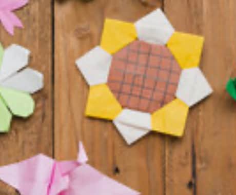 折り紙のメダルや鶴など量産します 行事やイベントなどで必要なものを代わりに作ります！ イメージ2