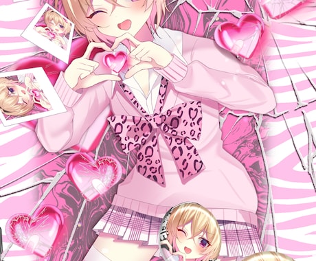 萌え系イラストを描きます 可愛いくて萌え萌えのイラストをお届け！ イメージ1