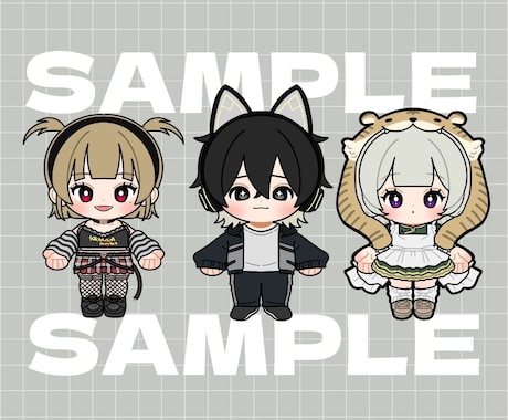 ミニキャラ・SDイラスト承ります あなたのオリキャラ、デフォルメしませんか？ イメージ2