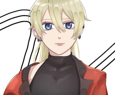 配信などで使用する立ち絵を制作します イメージ1