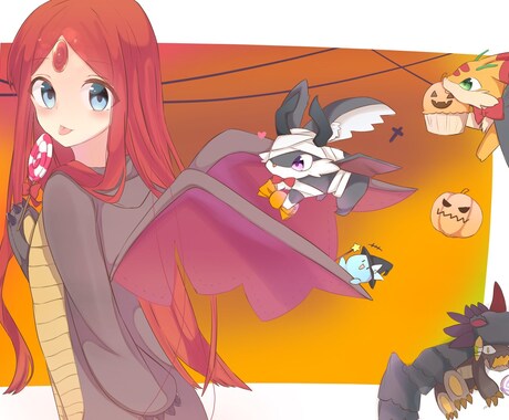 オリジナルもOKかわいい女の子イラスト描きます 自分だけのオリジナルキャラクターのイラストがほしい！ イメージ1
