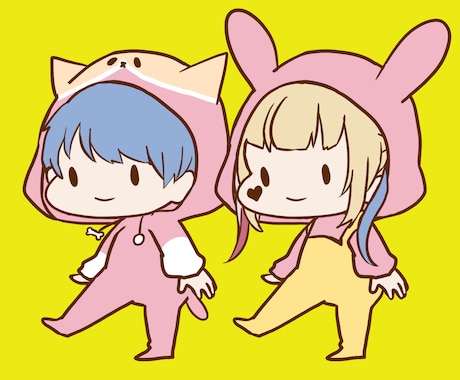 思わず使いたくなる！可愛いアイコンイラストかきます sns用のアイコンが欲しい方へ。可愛いイラストかきます！ イメージ1