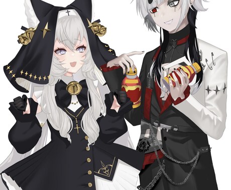 立ち絵・動画用等イラスト制作します 幅広く使えるイラスト制作致します イメージ2