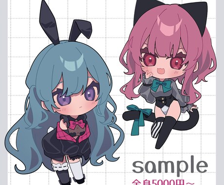 商用利用◎可愛いデフォルメイラスト描きます グッズやサムネイルにお使いいただけます イメージ2