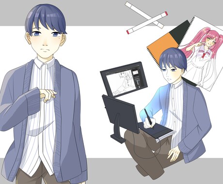 3000円〜あなたのお好みのイラストを描きます 臨機応変に対応致しますのでまずはご相談下さい！ イメージ2
