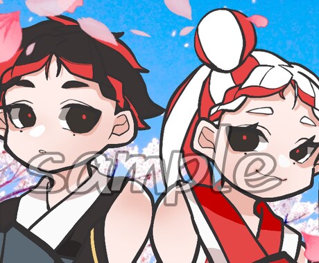 SNSでも使えるオリジナルアイコン描きます 貴方だけの特別なイラスト！TRPGにも使用できます イメージ2