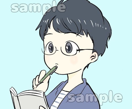 即日納品可！かわいいSNSアイコンイラスト描きます お金と時間をかけずにSNSアイコンイラストを作成したい方へ イメージ2