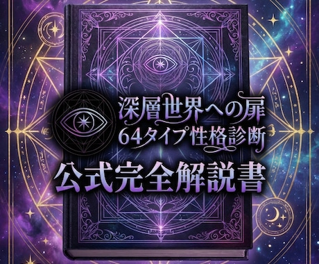 64タイプ性格診断《公式完全解説書》販売します 特大ボリュームの完全解説。あなたの性格タイプの全てを知る。 イメージ1