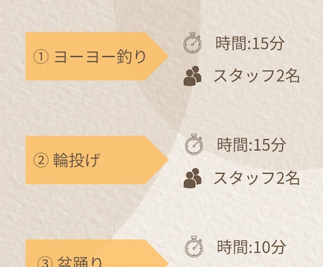 すぐ使える夏祭りポスター＋イベントテンプレ作ります 印刷するだけで使える施設向けイベントセット イメージ2