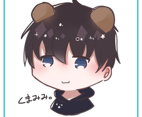 ゆるい絵柄でミニキャラアイコンお描きします 希望に沿ったかわいいアイコンお描きします。 イメージ2