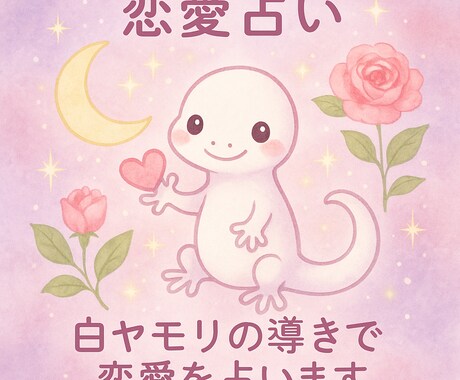 幸運を呼ぶ白ヤモリの導きで恋愛について占います 片思い・復縁・複雑恋愛・相手の気持ちなど恋愛全般の悩みに イメージ2