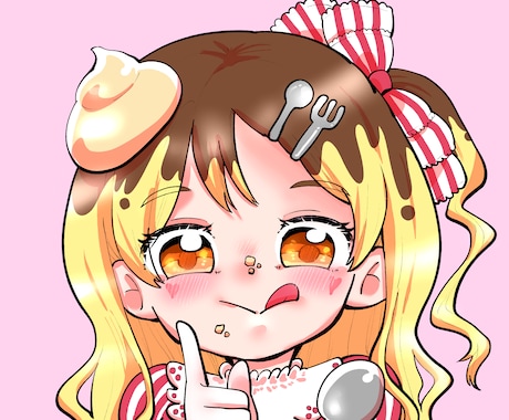 可愛いアイコン・ヘッダー描きます LINE、Twitter、YouTube、TikTokなど！ イメージ2