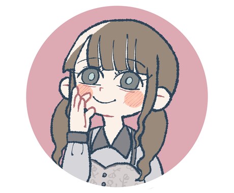 個性的で可愛い似顔絵を描きます 様々なSNSでご利用いただけます。 イメージ2