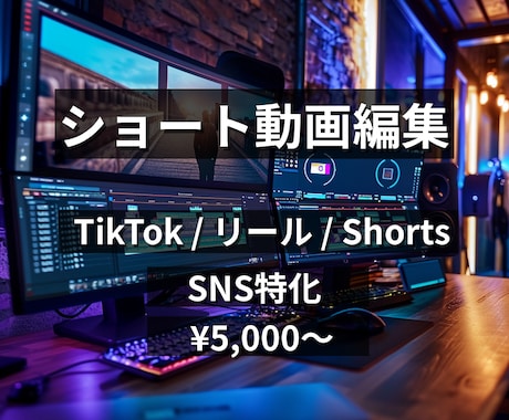 SNS特化ショート動画編集します TikTok・リール・YouTube Shorts対応 イメージ1