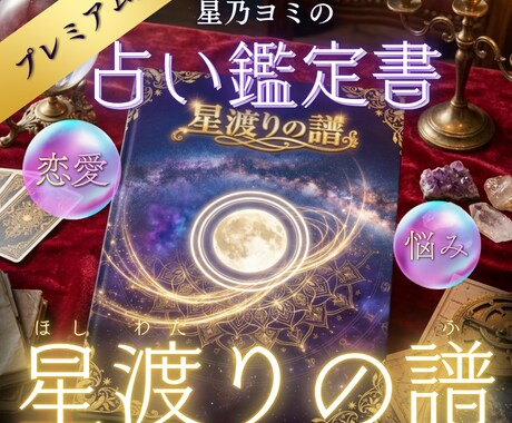 星渡りの譜｜占い恋愛鑑定書｜特別な冊子送付します 星乃ヨミが持てるすべてを注ぎ込んだ 最上位の特別鑑定書です。 イメージ1