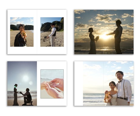 2人の特別な日の思い出を、丁寧に残します 前撮りと結婚式を一つのフォトアルバムに イメージ2