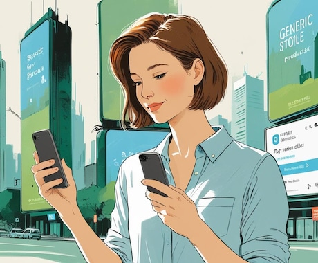 ホームページなしでもお店・会社をPR出来ます Webやパソコンが苦手な方でも安心！設定方法をサポート イメージ2