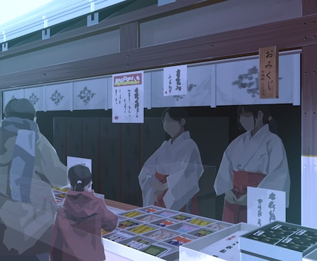 ゲーム・イラストに使える背景イラストを描きます ご希望の納期・ご予算・テイストに合わせて柔軟に制作します！ イメージ2