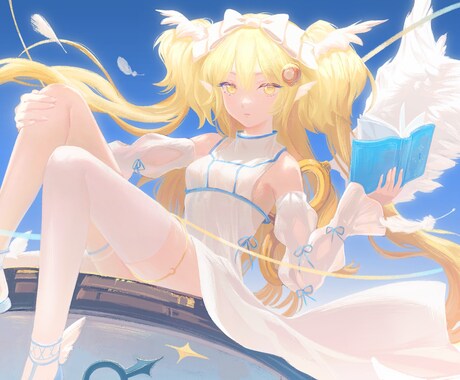 商用OK！超高品質イラスト、サムネなどを描きます 質感のある女性キャラクターの一枚絵を制作します！ イメージ1