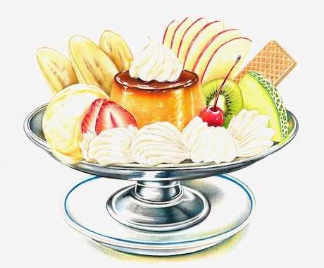 おもわず食べたくなる食べ物イラスト描きます メニューや販促物、インテリアにも！おいしそうに描きます♪ イメージ1