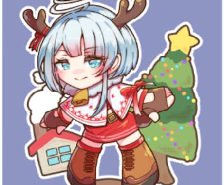 ポップでもちもちのちびキャラ制作します イメージ1