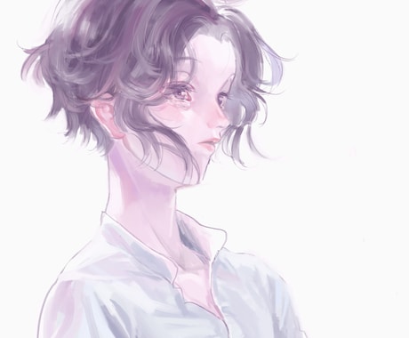 SNS用のアイコンお描きします リアルテイストのイラストが好きな方へ♪ イメージ1