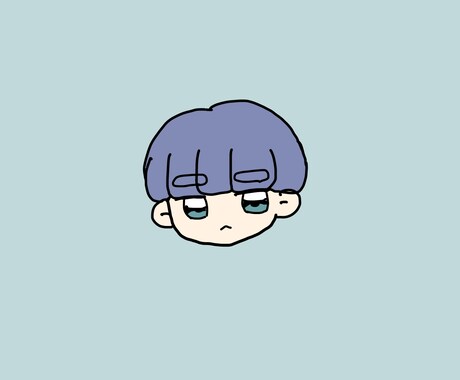 SNS用アイコン用の似顔絵・キャラ絵を描きます シンプルで目につきやすいポップな絵を描かせていただきます♪ イメージ2
