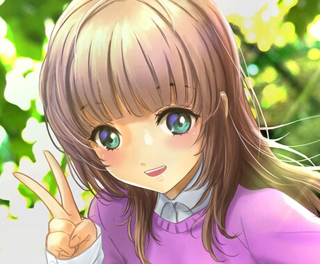 かわいいアイコン描きます かわいいアイコンイラスト制作します イメージ1