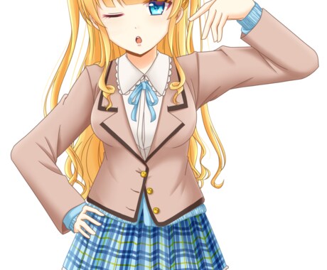 女の子のイラスト描きます アイコンやTRPGの立ち絵に使用可能なイラストを描きます！ イメージ2