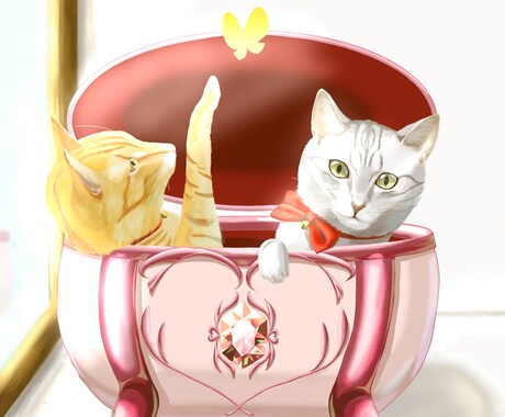 あなたの可愛いペットや動物描きます 犬や猫、馬などなど可愛い動物なんでも描きます！ イメージ1
