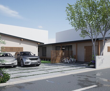 建築パースの作成承ります 建築パースを作成で受注確率上昇、コスト削減。 イメージ2