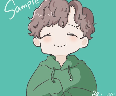 ほんわかこだわりSNS用アイコンを描きます SNSやブログのアイコンにどうぞ イメージ2