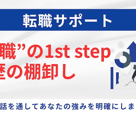転職が頭をよぎった方。経歴整理支援をします 対話をしながら職務経歴の整理や強みの棚卸しを行います。 イメージ1