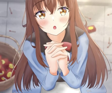 可愛い女の子のアイコン描きます あなたのご希望のアイコン描きます イメージ1