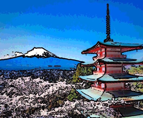 あなたの好きな風景の絵を描きます ぼんやりした風景画がほしいときに イメージ1