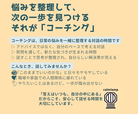 悩み・モヤモヤをコーチングで整理し見える化します Gallup認定コーチが対話内容をマインドマップ化し共有✨ イメージ2