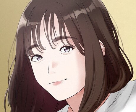デフォルメしすぎないアニメ調似顔絵アイコン描きます どのSNSでも使いやすいデフォルメ具合 イメージ2