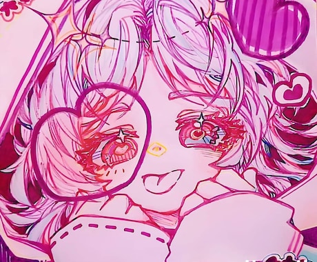 お好きな色+絵文字の組み合わせ=専属イラストます カスタマイズされた専属アイコン イメージ1