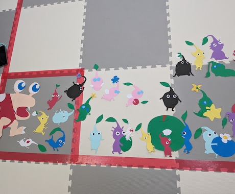 保育室等の壁面飾り作ります ゲームやアニメのキャラクターや季節に合わせた壁面飾りを作成 イメージ2