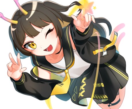 期間限定価格！！かわいいイラストお描きします 活動用、動画用、など鮮やかな色味のイラストを作成します！！ イメージ2