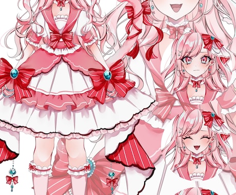 立ち絵キャラクターデザインします 立ち絵、キャラクターデザイン制作します イメージ2