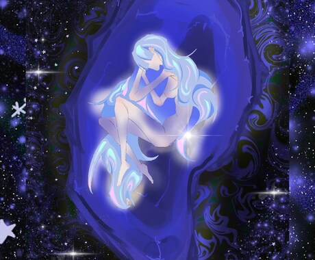 星‪☆や宇宙など、亜空間なイラストを描きます 星☆、宇宙など、可愛いイメージを実体化させるのが得意です!! イメージ2