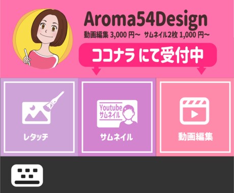 LINEのリッチメニューます シンプルなリッチメニュー作ります。 イメージ2