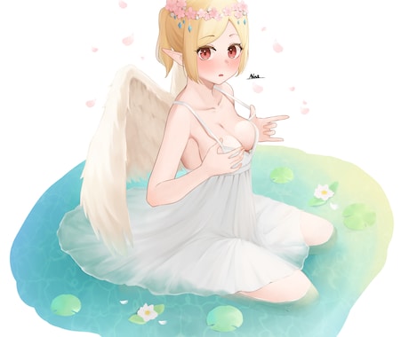 綺麗な線画で、キャラが際立つイラストを描きます オリジナルキャラ・VTuberの活動絵など大歓迎！！ イメージ1
