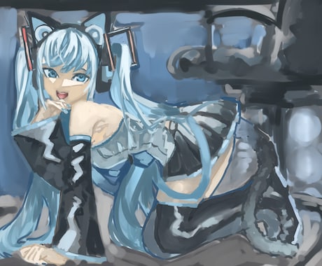 アニメキャラのイラスト作成致します イメージ1