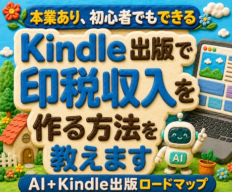 Kindle出版で印税収入を作る方法を教えます 本業あり、初心者でもできるAI+Kindle出版ロードマップ イメージ1